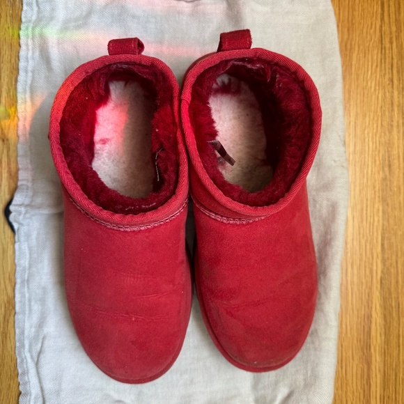 Ugg Classic Ultra Mini Suede/Sheepskin Ankle Booties/Boots Size 8 for Women - Picture 9 of 15